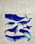 Whales Tea Towel