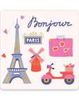 Rues De Paris Mini Note Card Set with Stickers