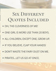 Disney's Peter Pan Quotes Pencil Set