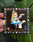 Disney's Alice in Wonderland Glitter Enamel Pin