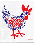Swedish Dishcloth - Hen - Blue: Blue