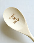 Wooden Spoon with Phrases