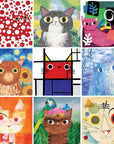 Artsy Cats 500 Piece Puzzle