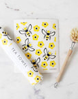 Swedish Dishcloth - Bees - Yellow: Yellow