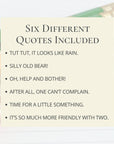 Disney's Winnie the Pooh Quotes Pencil Set