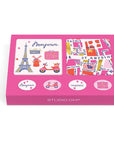 Rues De Paris Mini Note Card Set with Stickers