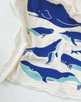 Whales Tea Towel
