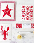 Swedish Dishcloth - Crayfish - Red: Red