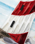 Red & White Lighthouse Greeting Card