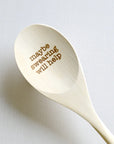 Wooden Spoon with Phrases