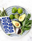 Swedish Dishcloth - Mussels - Blue: Blue