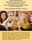 Big Buttery Celebration with Rombauer Chardonnay - Sunday 9/28 Event Ticket Only