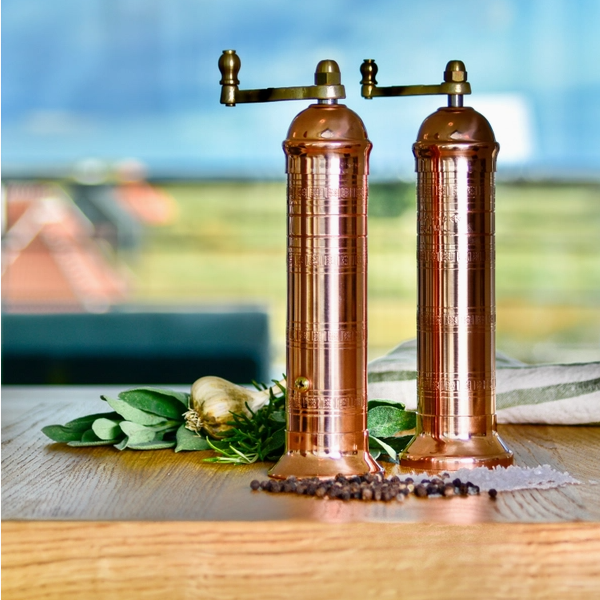 9" Atlas Copper Pepper Mill