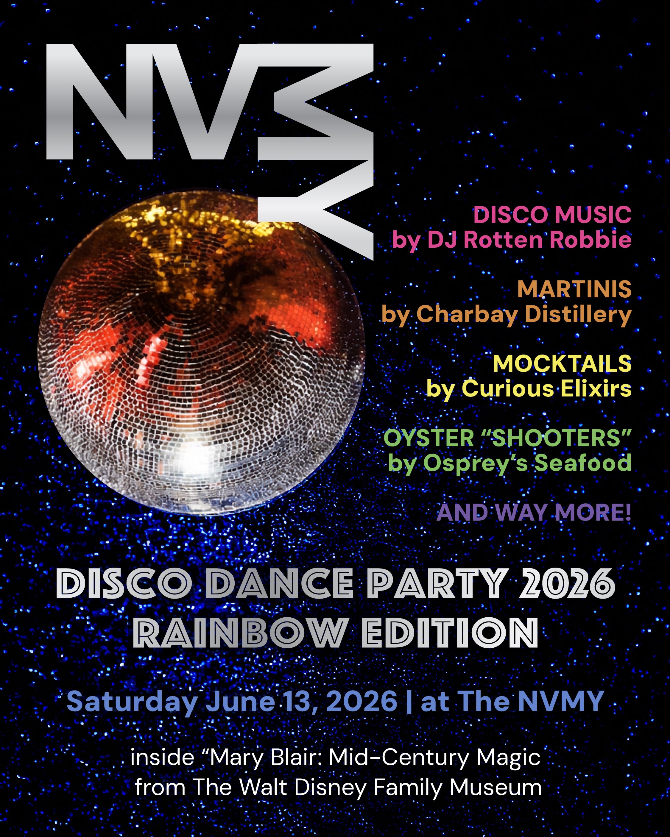 Disco Dance Party 2026 | Rainbow Edition | at The NVMY – Napa