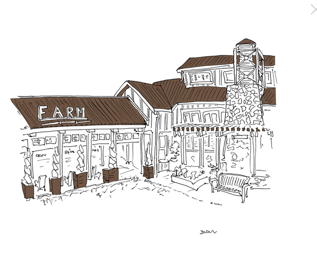 JD - FARM at Carneros Print