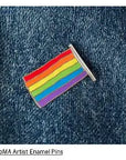 MoMA Gilbert Baker Rainbow Enamel Pin