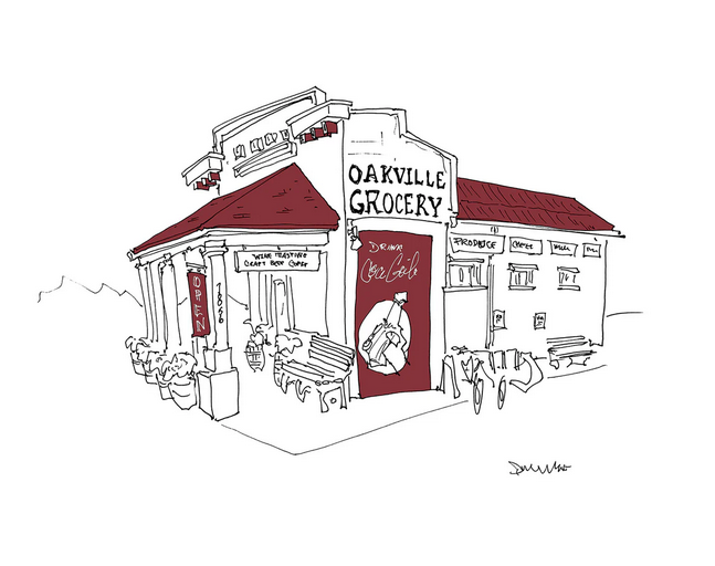 John Donohue | Signed Oakville Grocery  Napa Valley Museum