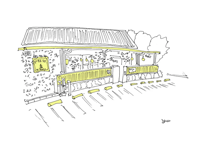 JD - PRESS Restaurant Print
