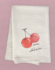 Ma Cherie - Valentine's Cotton Tea Towel: No Loop (27" x 27")