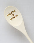 Wooden Spoon with Phrases