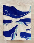Whales Tea Towel