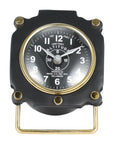 Metal Altimeter Desk Clock Timeless Accent - Black, 7 in.