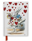 Disney's Alice in Wonderland White Rabbit Foiled Journal