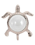 Metal Sea Turtle Magnifying Glass Sculpture