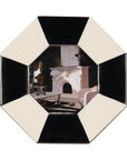 Resin Contemporary Octagon Photo Frame - Black, 4x4 in.