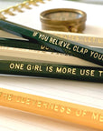Disney's Peter Pan Quotes Pencil Set