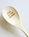 Wooden Spoon with Phrases