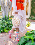 Ribbon Rose Sheer Ankle Socks