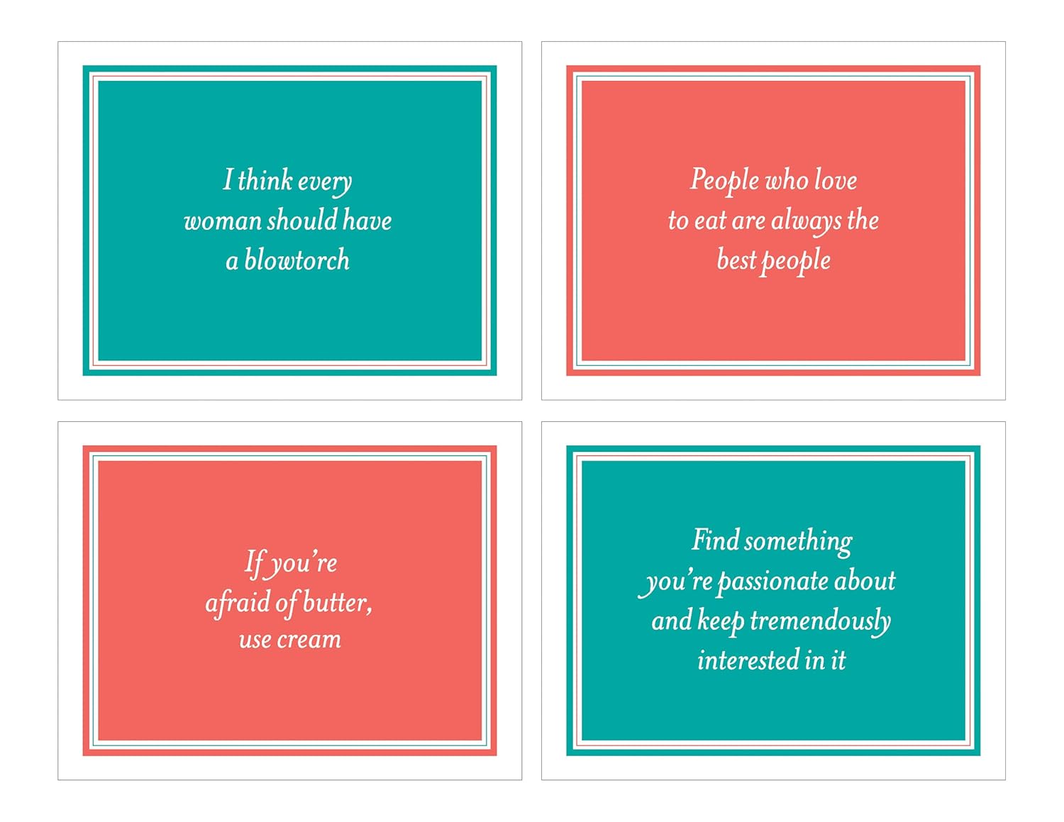 Julia Child Notecards