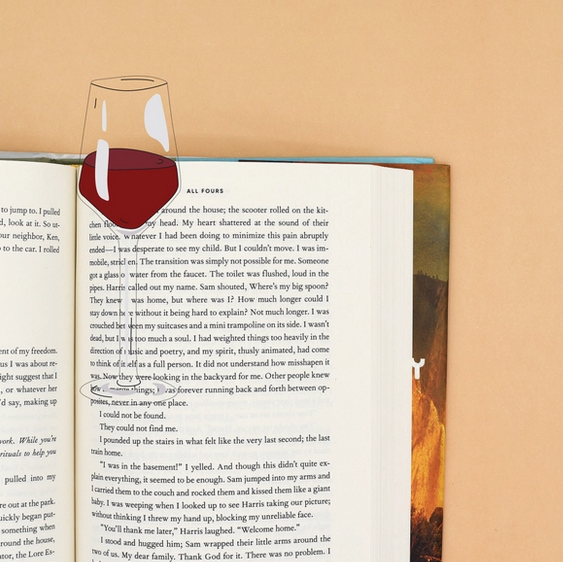 Wine Glass Bookmark