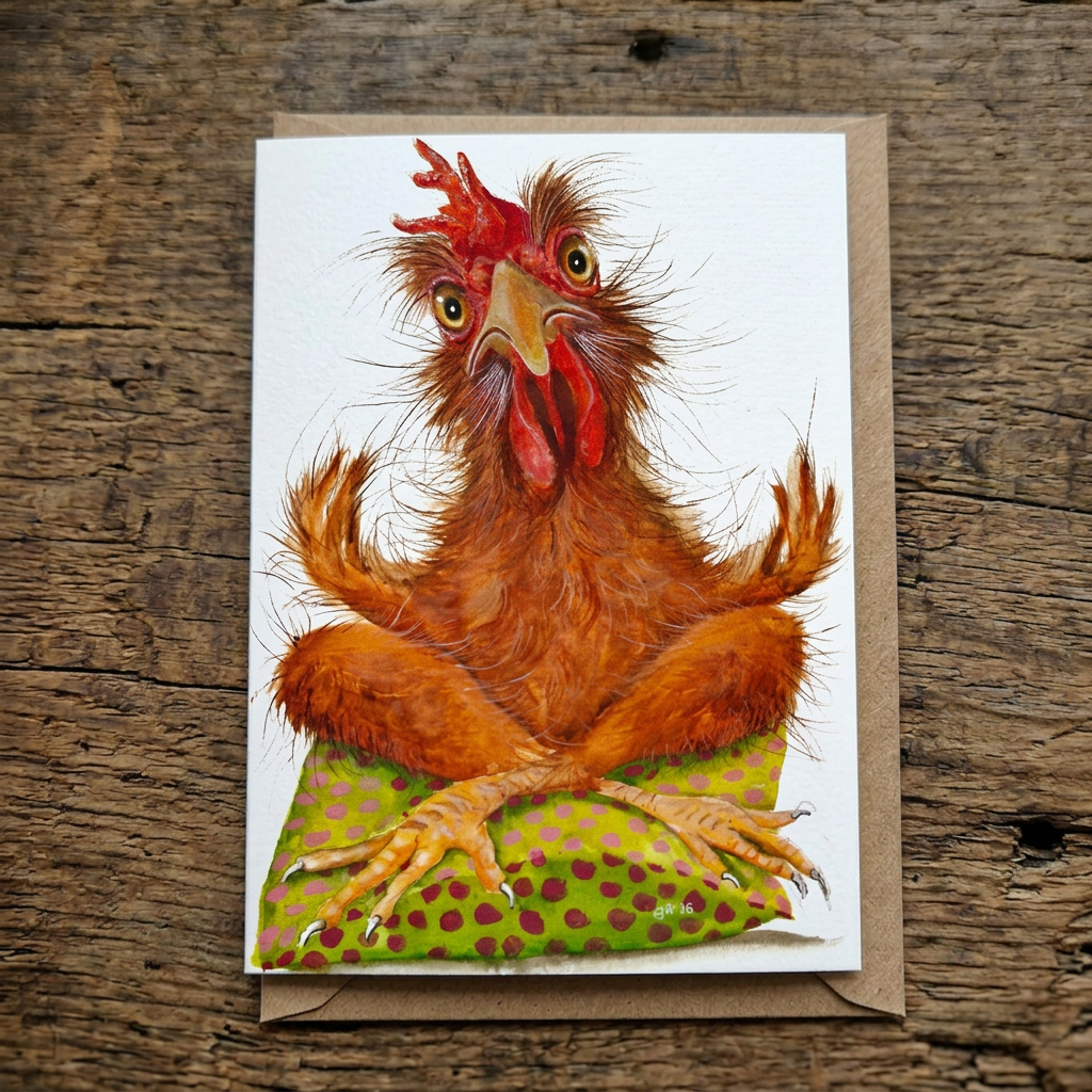 Henlightenment Jurga Ryan Greeting Card