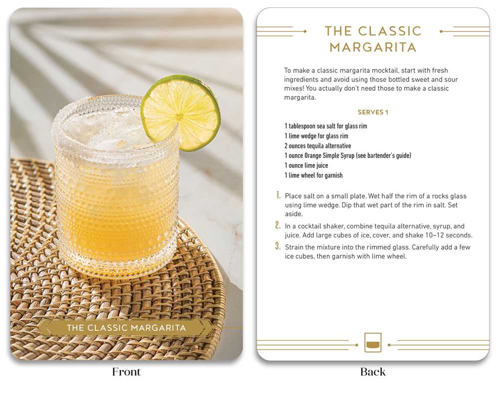 Make It a Mocktail Recipe Deck by Derick Santiago: Flashcards; 50 pages / English