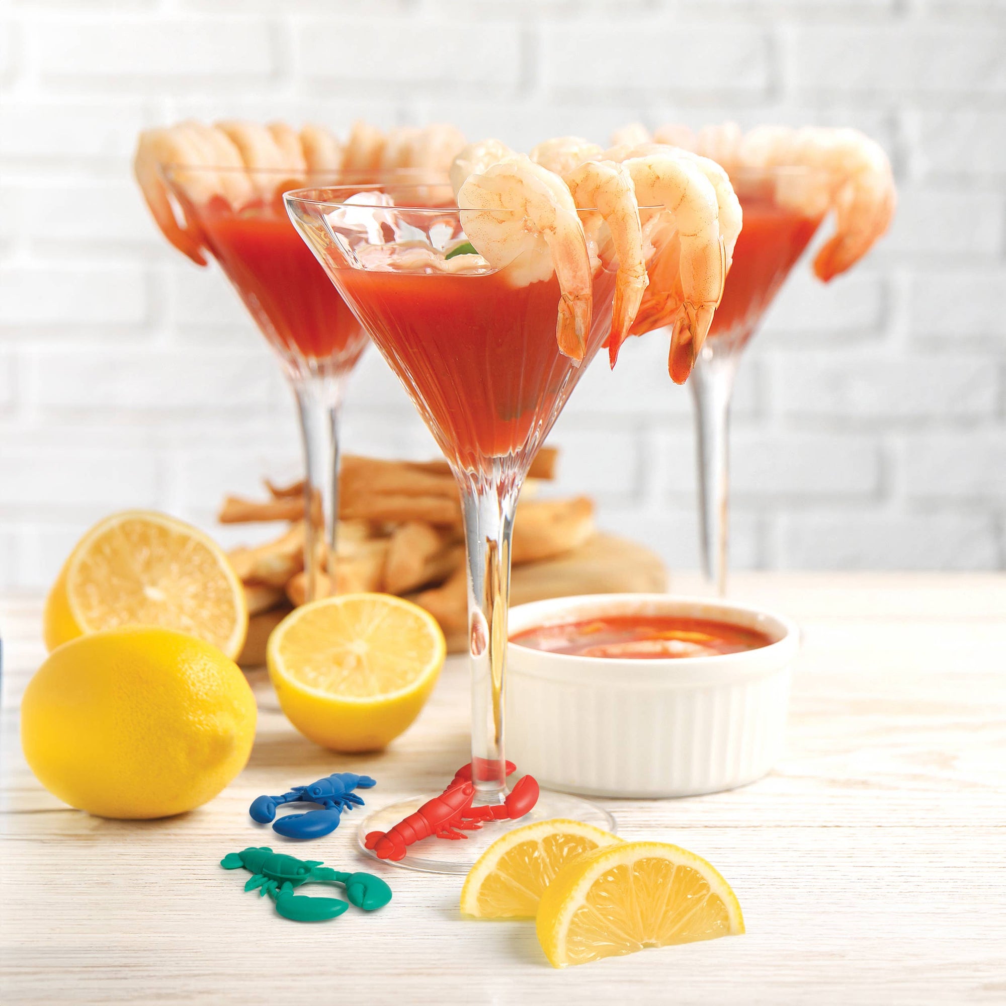 Party Pinchers Lobster Drink Markers (Set of 6)