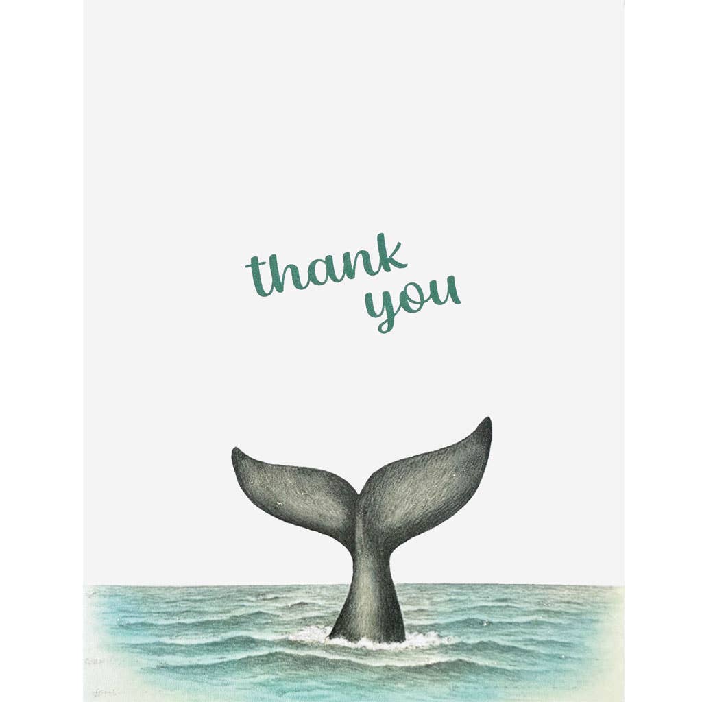 Whale Thank You Card
