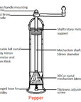 The Original 9" Copper Pepper Mill