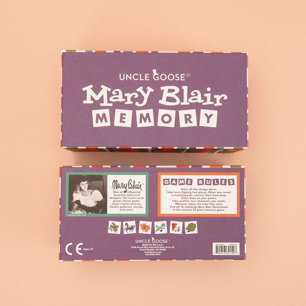 Disney Artist Mary Blair Memory Game