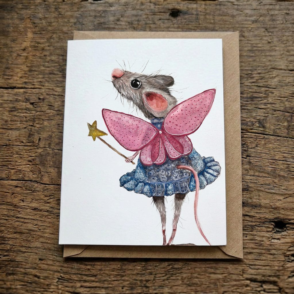 Pocket Fairy Jurga Ryan Greeting Card