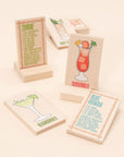 Wooden Tiki Drink Cards