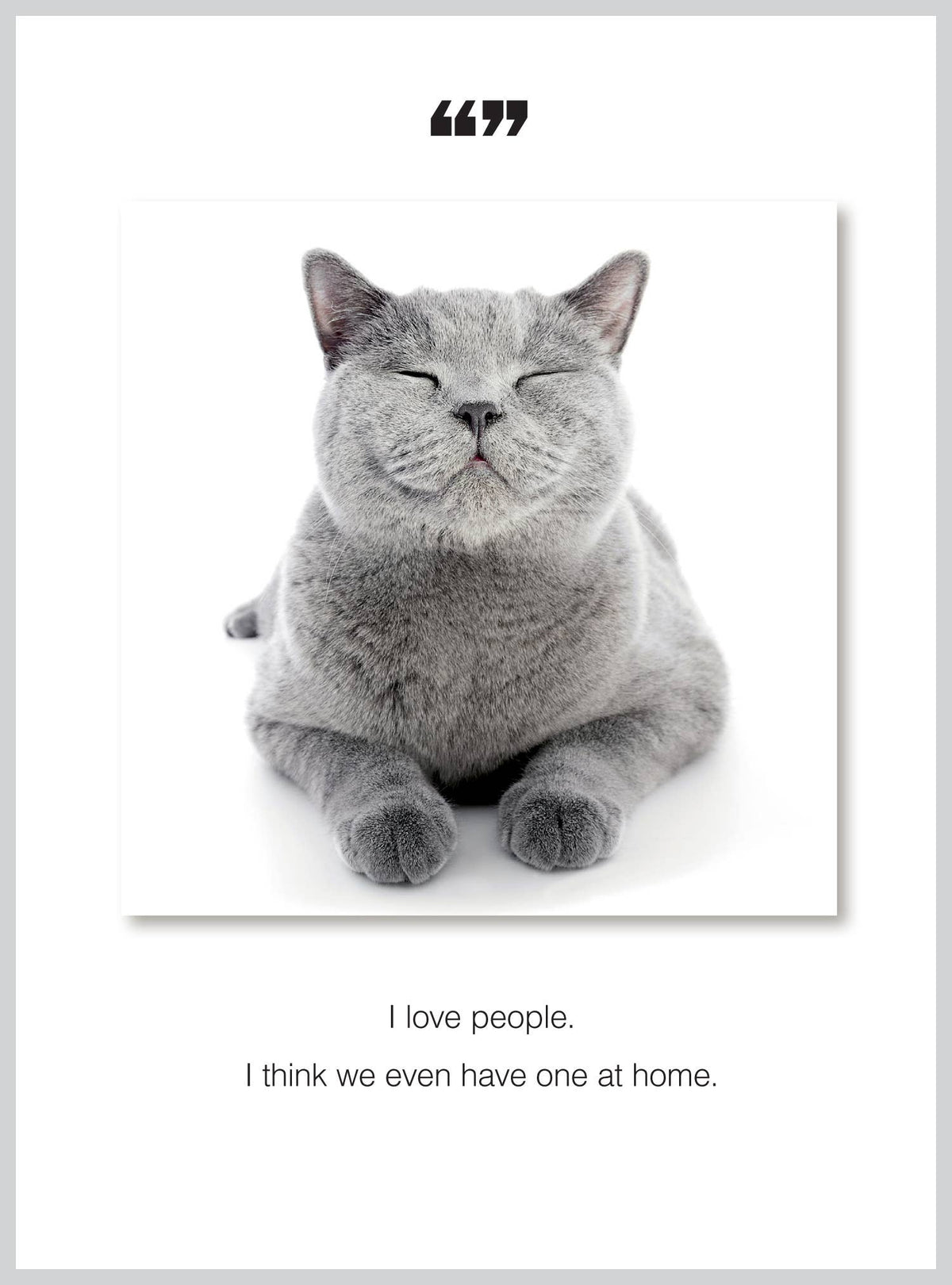 I love people All Occasion Greeting Card