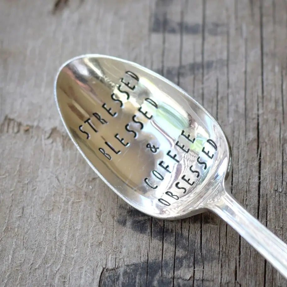 Vintage Silver-Plated Stamped Spoons