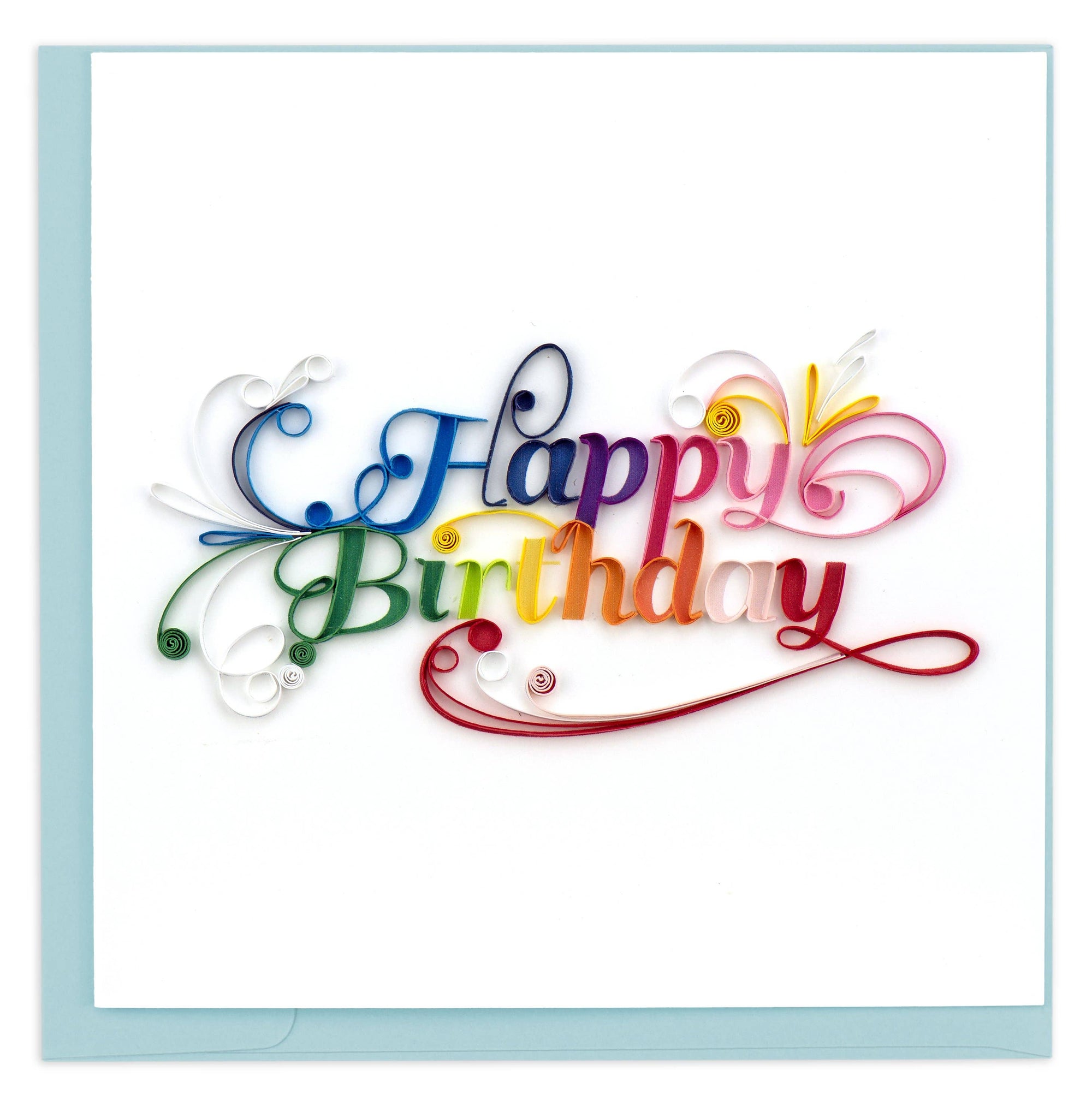 Quilled Happy Birthday Card | Handmade Greeting Card