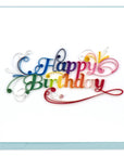 Quilled Happy Birthday Card | Handmade Greeting Card