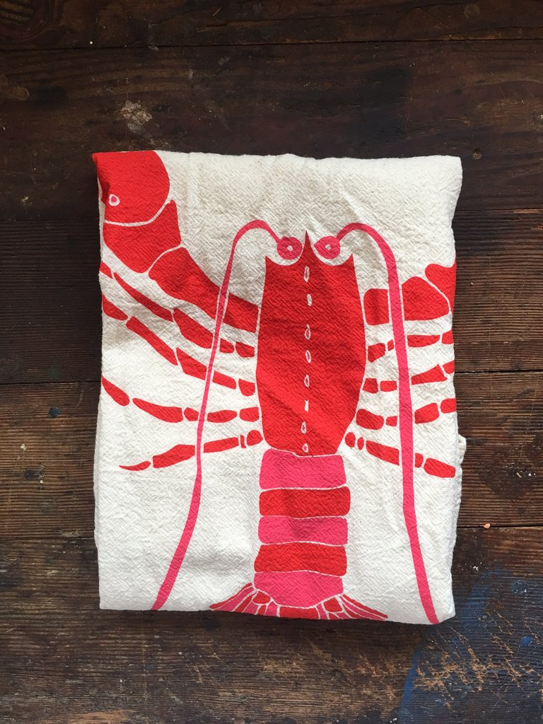 Lobster Tea Towel