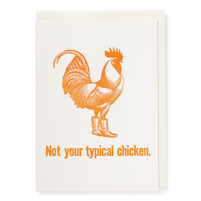 Not Your Typical Chicken | Greeting Card