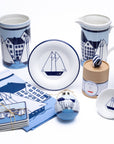 Coastal Village Coasters (Set of 4)