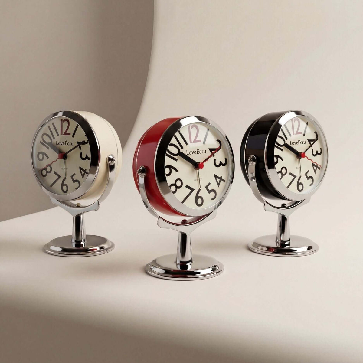 Orbit Alarm Clock: Beige